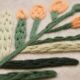 Embroidery stitch stem