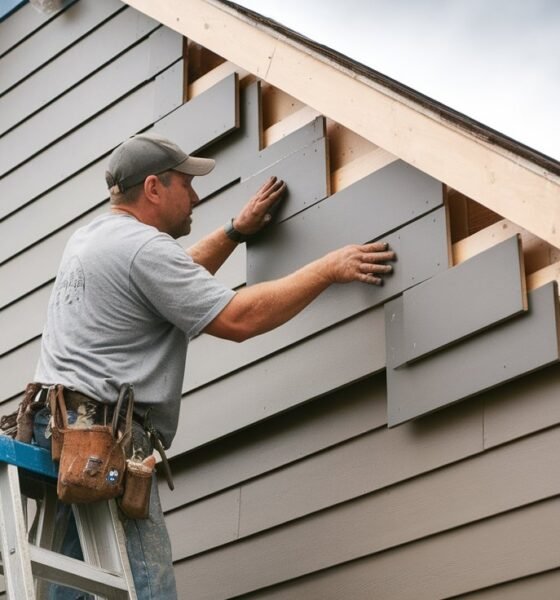 install Hardie board siding