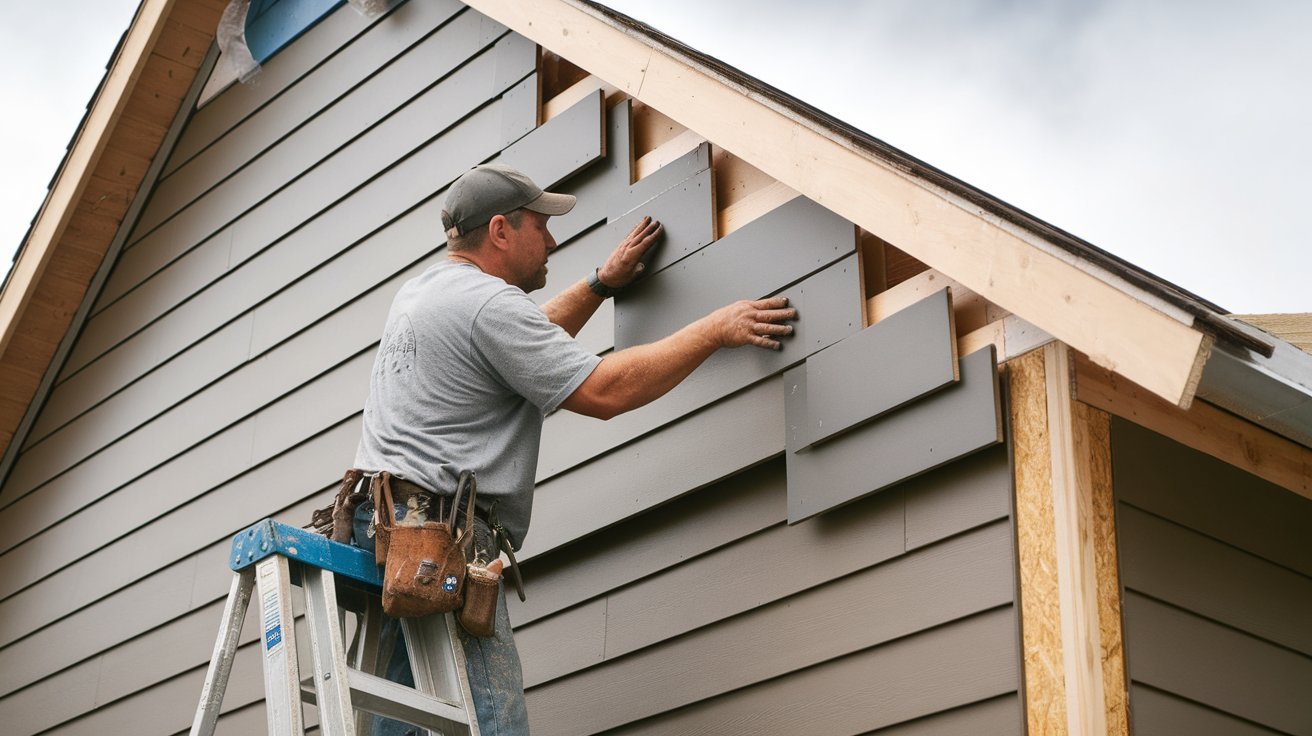 install Hardie board siding